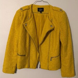 Luii Vibrant Yellow Teddy Jacket